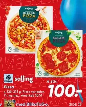 Bilka Pizza tilbud