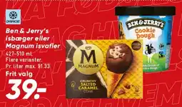 Bilka Ben & Jerry's / Magnum (is) tilbud
