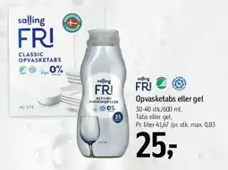 Føtex Opvasketabs eller gel tilbud