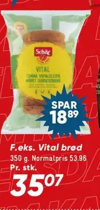 Bilka Vital brød (Schar) tilbud