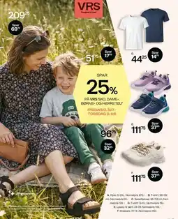 Føtex SPAR 25% på VRS sko, dame-, børne- og herretøj tilbud