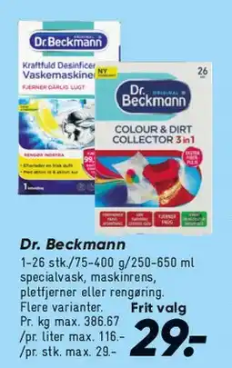 Bilka Dr. Beckmann Colour & Dirt Collector tilbud