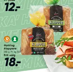 Bilka Hatting Klapper (brød) tilbud