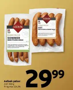 Løvbjerg Aalbæk pølser tilbud