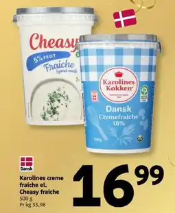 Løvbjerg Karolines creme fraiche el. Cheasy fraiche tilbud
