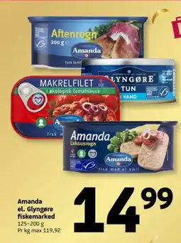 Løvbjerg Amanda el. Glyngøre fiskemarked tilbud