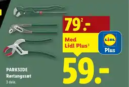 Lidl Parkside rørtangssæt 3 dele. tilbud