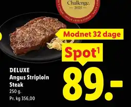 Lidl DELUXE Angus Striploin Steak tilbud