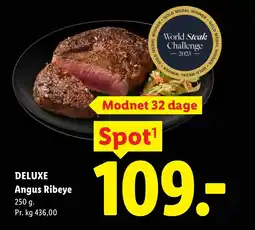 Lidl Deluxe angus ribeye tilbud