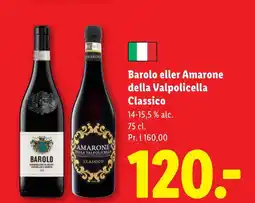 Lidl Barolo eller amarone della valpolicella classico tilbud