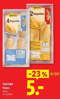Lidl Tastino flutes tilbud