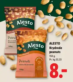 Lidl ALESTO Krydrede peanuts tilbud