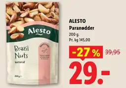 Lidl Alesto paranødder tilbud