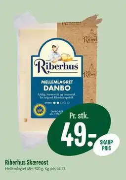 Min Købmand Riberhus Skæreost tilbud