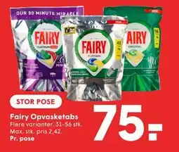 SPAR Fairy Opvasketabs tilbud