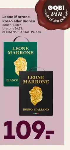 SPAR Leone Marrone Rosso eller Bianco tilbud