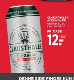 MENY CLAUSTHALER ALKOHOLFRI tilbud