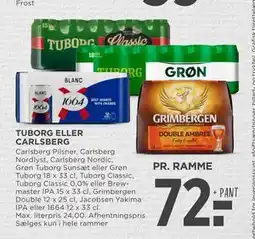 MENY TUBORG ELLER CARLSBERG tilbud