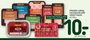 REMA 1000 Pålækker pålæg, baconpostej eller salami-hapser tilbud