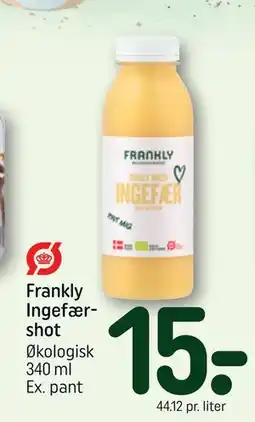 REMA 1000 Frankly Ingefærshot tilbud