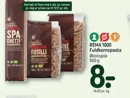 REMA 1000 REMA 1000 Fuldkornspasta tilbud
