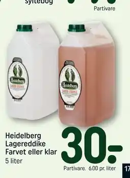 REMA 1000 Heidelberg Lagereddike Farvet eller klar tilbud