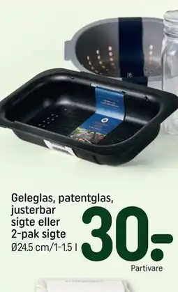 REMA 1000 Geleglas, patentglas, justerbar sigte eller 2-pak sigte tilbud