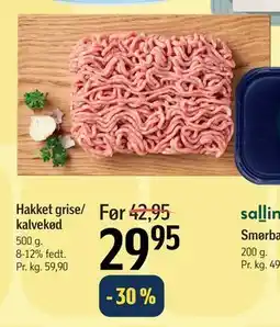 Føtex Hakket grise/ kalvekød tilbud