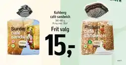 Føtex Kohberg café sandwich tilbud