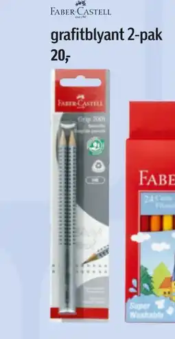 Føtex grafitblyant 2-pak tilbud