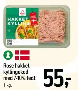 Føtex Rose hakket kyllingekød med 7-10% fedt tilbud