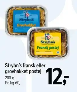 Føtex Stryhn’s fransk eller grovhakket postej tilbud