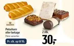 Føtex Pølsehorn eller tørkage tilbud