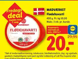 Lidl MADVÆRKET Flødehavarti tilbud