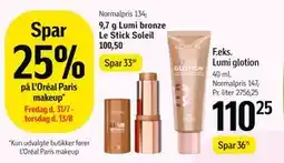 Føtex Spar 25% på L'Oréal Paris makeup tilbud