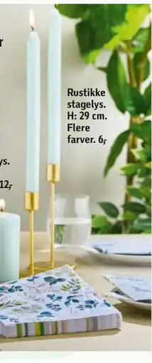 Føtex Rustikke stagelys tilbud