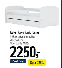 Føtex Kaya juniorseng tilbud