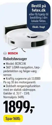 Føtex Robotstøvsuger tilbud