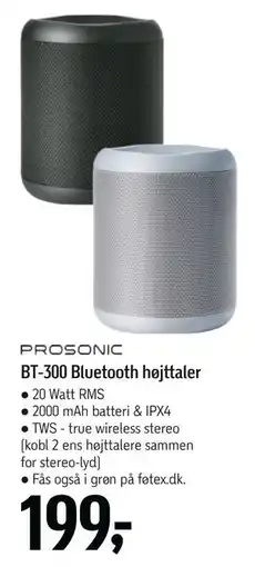 Føtex BT-300 Bluetooth højttaler tilbud