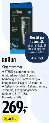 Føtex Skægtrimmer tilbud