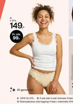 Føtex Undertrøje eller 2-pak trusser tilbud