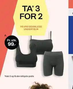 Føtex TA' 3 FOR 2 PÅ VRS SEAMLESS UNDERTØJ tilbud