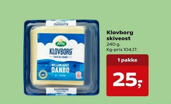 Dagli'Brugsen Klovborg skiveost tilbud