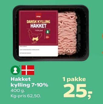 Hakket kylling 7-10%