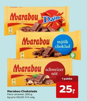 Dagli'Brugsen Marabou Chokolade tilbud