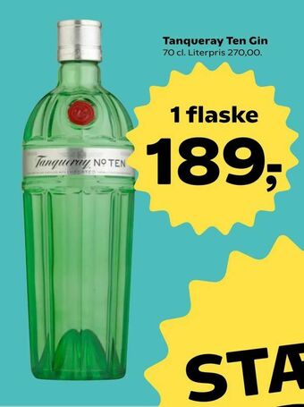 Kvickly Tanqueray Ten Gin tilbud