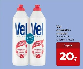 Kvickly Vel opvaske middel tilbud