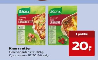 Kvickly Knorr retter tilbud