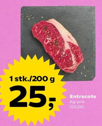 Kvickly Entrecote tilbud