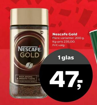 Kvickly Nescafe Gold tilbud